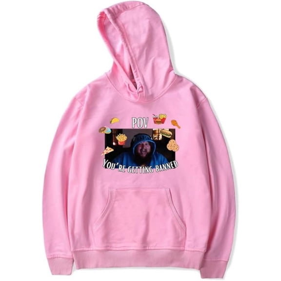 Caseoh Your're Getting Banned Hoodies Women Men Casual Long Sleeve Sweatshirt Fashion Clothes