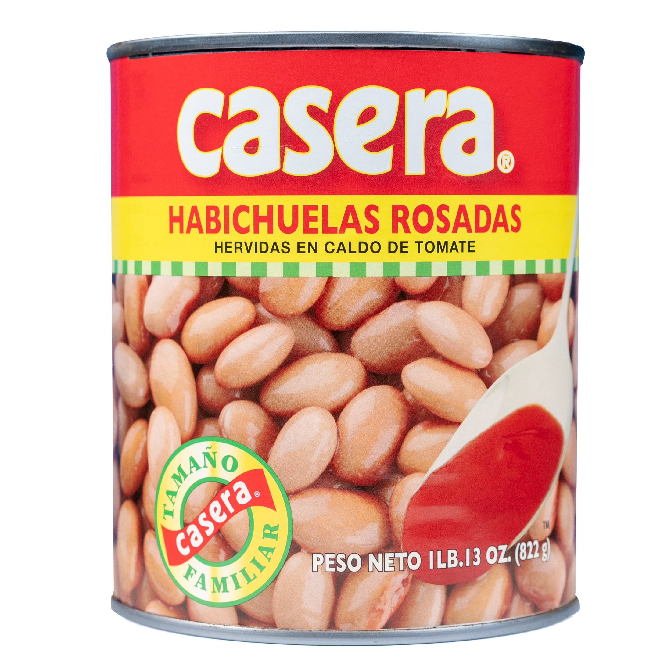Casera Pink Beans In Tomato Broth, 29 Oz Canned Habichuelas