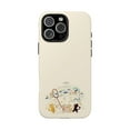 thumbnail image 1 of Cases Cover, Cat Dreams Tough Phone Case – Dual-Layer Cute Cat Chasing Floating Fish Bubbles for iPhone 16 Pro Max, 16 Plus, 15, 14, 13, 12, 11, X, Samsung Galaxy S25, S24, S23, S22, 1 of 5