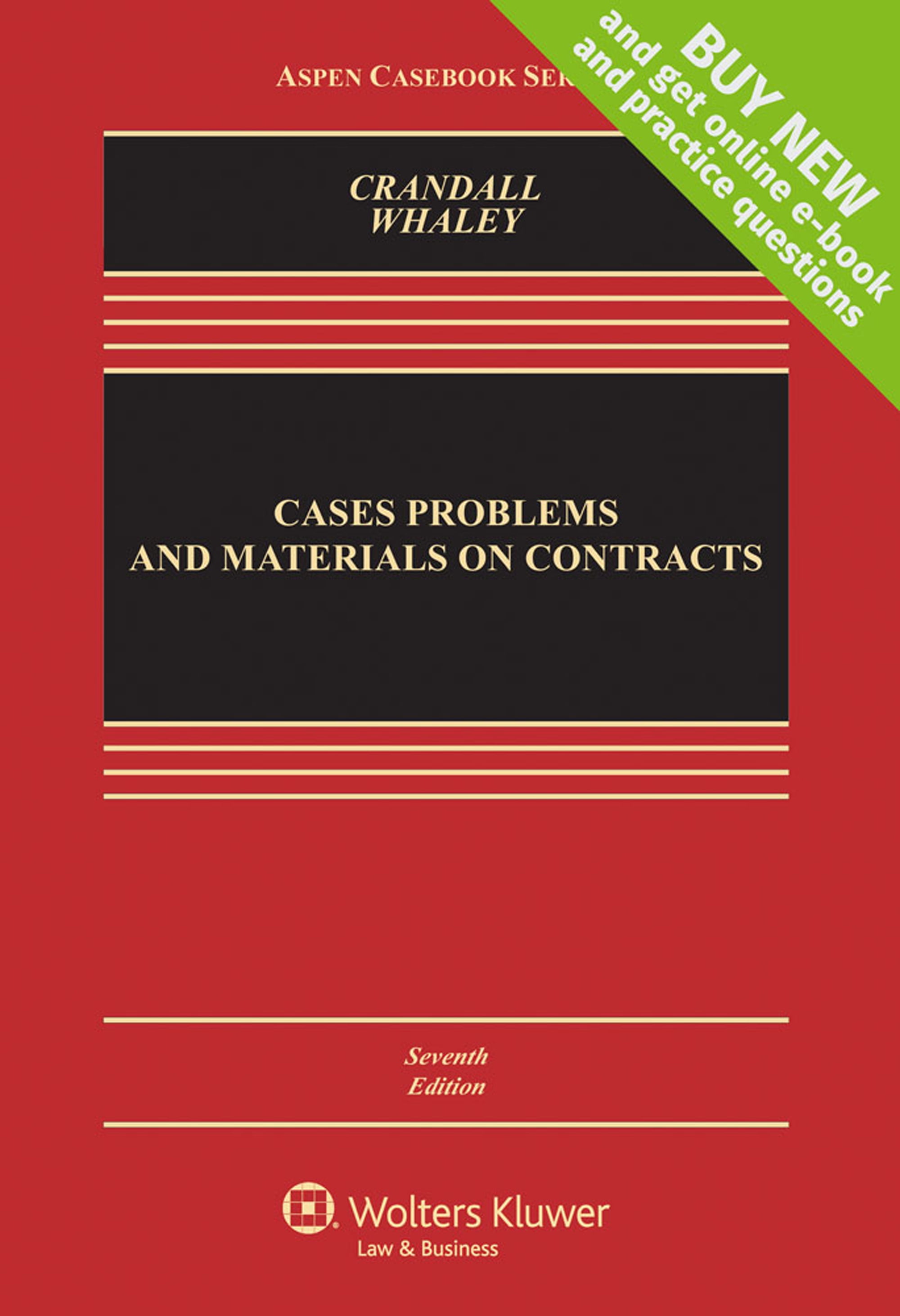 Under Cases Problem Cases, Problems, And Materials On Contracts - Walmart.com