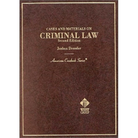 Pre-Owned Cases and Materials on Criminal Law (American Casebook Series) (Hardcover) 0314233075 9780314233073