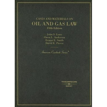 Pre-Owned Cases and Materials on Oil and Gas Law (Hardcover) 0314183973 9780314183972