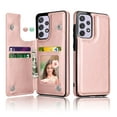thumbnail image 1 of Cases for Galaxy A51 5G / Galaxy A52 5G, Njjex Leather Flip Wallet Card Holder Case Cover for Samsung Galaxy A51 5G / Galaxy 52 5G 2021, Rose Gold, 1 of 10