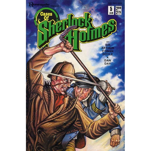 Cases of Sherlock Holmes #5 VF ; Renegade Comic Book