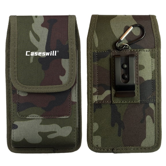 Caseswill For Google Pixel 10 Pro XL,10 Pro Fold,9 Pro XL, 9 Pro Fold, 8 Pro, 9A, 8A, 7 Pro, 7A, 6 Pro, 6A, Fold Case Rugged Nylon Cell Phone Belt Clip Holster Carrying Pouch with Card Holder