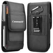 Caseswill For Google Pixel 10 Pro XL,9 Pro XL, 9 Pro Fold, 8 Pro, 9A, 8A, 7 Pro, 7A, 6 Pro, 6A, Fold Case Rugged Nylon Cell Phone Belt Clip Holster Carrying Pouch with Card Holder