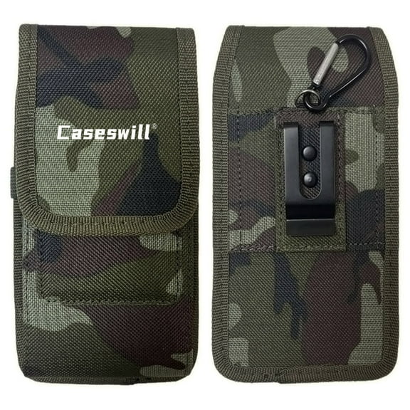 Caseswill For Samsung Galaxy S26 Plus,S26 Ultra, S25 FE,S25 Edge,S25+,S25 Ultra,S24 FE,S24+,S24 Ultra,S23 FE,S23+,S23 Ultra,S22+,S22 Ultra,S21 FE,S21 Ultra Case Nylon Phone Pouch Belt Clip Holster