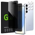 thumbnail image 1 of Casetego (2+2 Packs) For Samsung Galaxy S25 Privacy Screen Protector and Camera Lens Protector 6.2 Inch,Fingerprint Unlock,Anti Spy,9H Hardness,Alignment Frame, 1 of 9