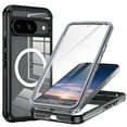thumbnail image 1 of Casetego for Google Pixel 9/Google Pixel 9 Pro Case,Compatible with MagSafe Full Body Shockproof with Built-in Screen Protector + Lens Protector Drop Protective Phone Cover,Black, 1 of 7