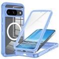 thumbnail image 1 of Casetego for Google Pixel 9/Google Pixel 9 Pro Case,Compatible with MagSafe Full Body Shockproof with Built-in Screen Protector + Lens Protector Drop Protective Phone Cover,Blue, 1 of 8