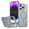 thumbnail image 1 of Casetego Magnetic Ring Stand for iPhone 14 Pro Max Case,Compatible with MagSafe Military-Grade with 360°Rotatable,Shockproof & Scratch-Resistant Phone Protective Cover,Gray, 1 of 6