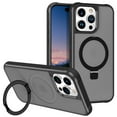 thumbnail image 1 of Casetego Magnetic for 15 Pro Phone Case, [Compatible with MagSafe] Built in Foldable Kickstand Rugged Slim Shockproof Protective Phone Cover,Black, 1 of 7
