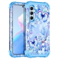 thumbnail image 1 of Casetego for Samsung Galaxy A55 5G/A35 5G Case,Three Layer Heavy Duty Sturdy Shockproof Full Protection Rugged Hard PC+Soft TPU Bumper 6.6 inch Phone Case,Blue, 1 of 8