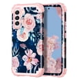 thumbnail image 1 of Casetego for Samsung Galaxy S23 Case with 2 Tempered Glass Screen Protector + 2 Camera Lens Protector,Heavy Duty Shockproof Protection Phone Cover,Rose Gold, 1 of 7
