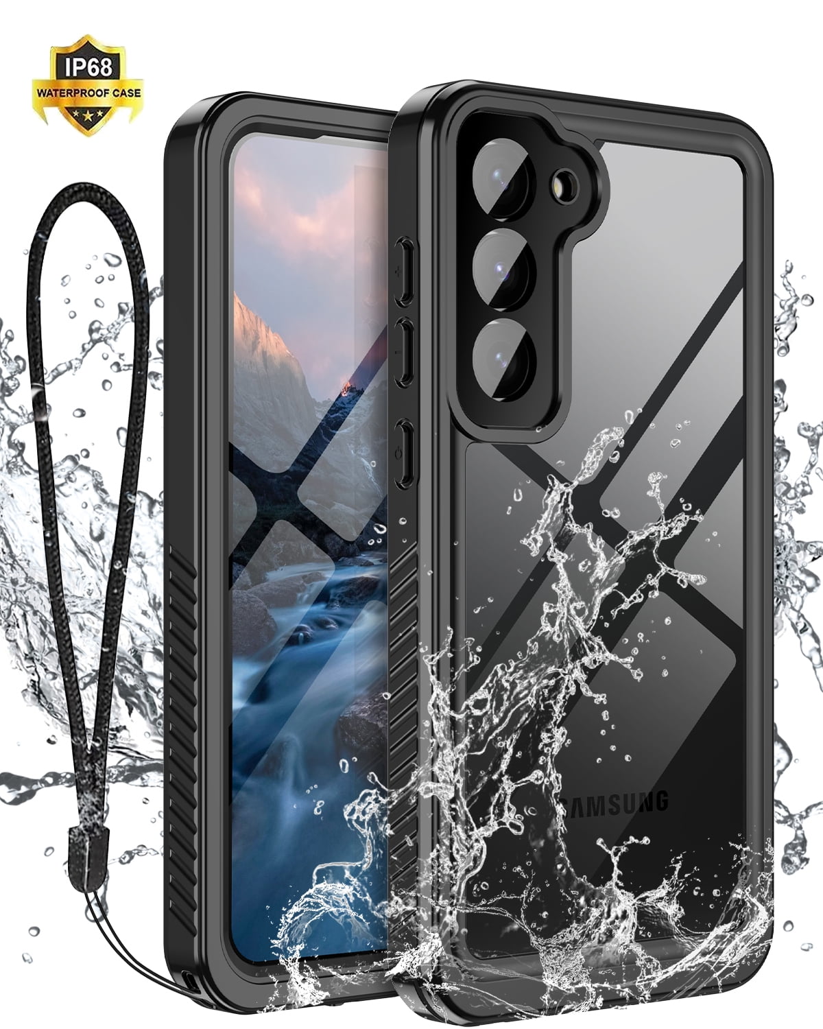 Samsung Galaxy a53 5G Case,with 1 Pack Screen Protector+1 Pack Camera Lens  Protector,Heavy Duty Shockproof Full Body Protective Phone Cover,Built in