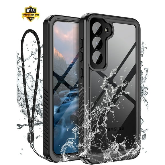Casetego for Samsung Galaxy S23 Case,IP68 Waterproof Dustproof Shockproof [12 FT Military Grade] Rugged with 360° Full Body Protective,9H Built-in Screen & Camera Lens Protector Phone Cover