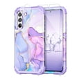 thumbnail image 1 of Casetego for Samsung Galaxy S23 Plus Case with 2 Tempered Glass Screen Protector + 2 Camera Lens Protector,Heavy Duty Shockproof Protection Phone Cover,Light Purple, 1 of 7