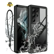 Casetego for Samsung Galaxy S23 Ultra Case,IP68 Waterproof Dustproof Shockproof with [12 FT Military Grade] Rugged Full Body Protective and 9H Built-in Screen Protector & Camera Lens Protector Cover
