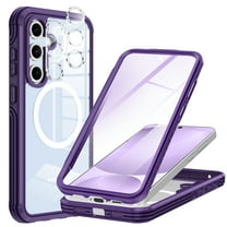 Casetego for Samsung Galaxy S24 FE Case,Compatible with MagSafe,Built-in Screen Protector & 2X Camera Lens Protector,Full Body Shockproof Protective Phone Case for Galaxy S24 FE,Amethyst