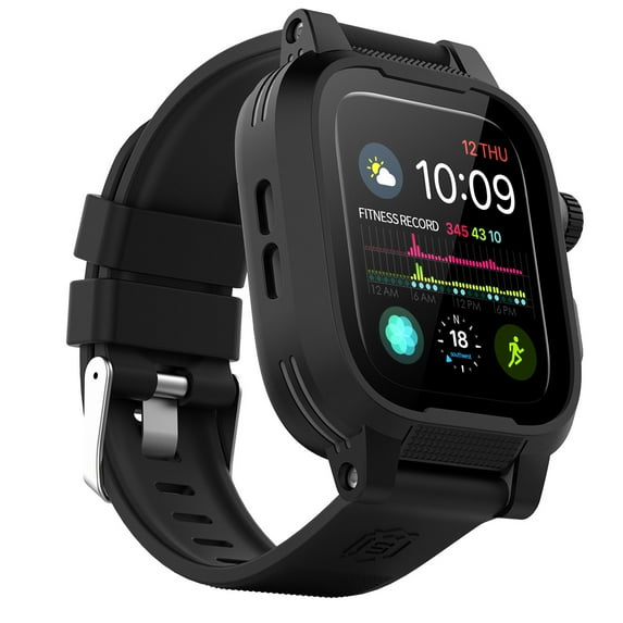 Casetego for Waterproof Apple Watch Case,IP68 Waterproof Case with Band and Screen Protector for Apple Watch Series 8 7 6 5 4 3 2 SE SE2,Full Body Rugged Case for iWatch,40mm