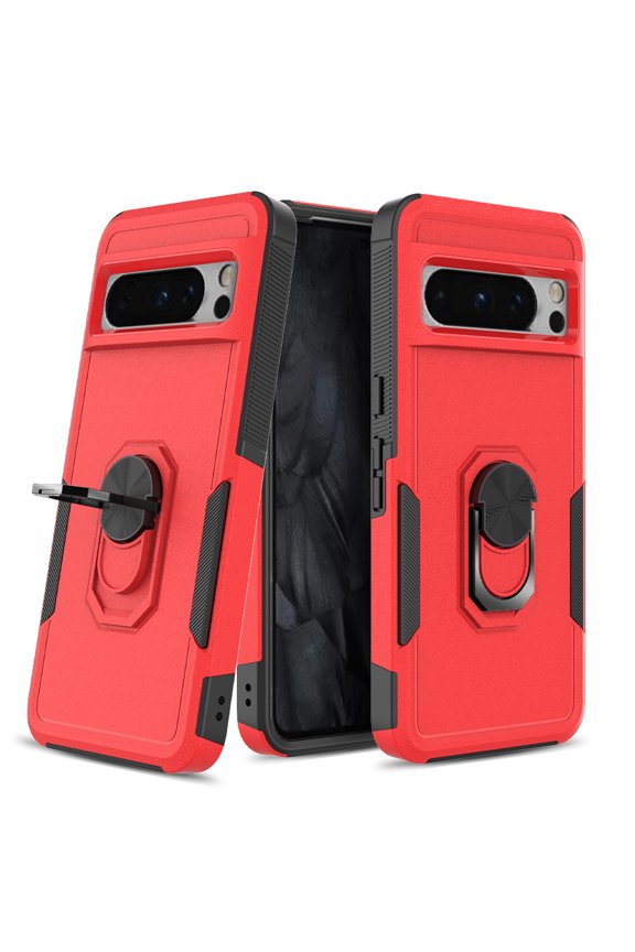 for Google Pixel 8 Pro Case,with Dual Layer Full Body Heavy Duty Protective Case for Google Pixel 8 6.2 inch,Red