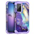 thumbnail image 1 of Casetego for Samsung Galaxy A03S Case,Marble Pattern Heavy Duty Sturdy Shockproof Rugged Protective Cover Case for Galaxy A03S,Purple, 1 of 6