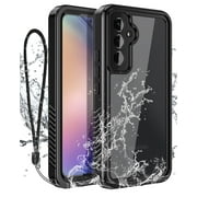 Casetego for Samsung Galaxy A54 5G Case,IP68 Waterproof Dustproof Shockproof Case with Built-in Screen Protector,Full Body Protective Cover,Black
