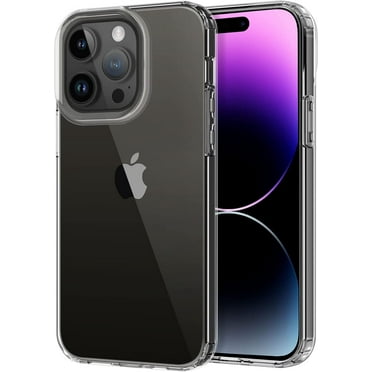 Casetego for iPhone 14 Pro Case,Crystal Clear Soft Flexible TPU Slim Drop Protection Shockproof for Women Girls Cover,Transparent