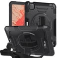 thumbnail image 1 of Casetego for iPad Pro 11 inch 2024 Case,M4 (5th Generation) with Pencil Holder,Shockproof Heavy Duty [Folding Stand] [Hand Strap] [Pencil Holder] iPad Pro 5th 2024 Case for Kids Girls Gifts,Black, 1 of 8
