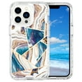 thumbnail image 1 of Casetego for iPhone 13 Pro Max Case,Shiny Bling Marble Full Body Protective Support Wireless Charing Bumper Rugged Anti-Scratch Hybrid Rubber Case Cover,Blue Gold, 1 of 1