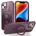 thumbnail image 1 of Casetego for iPhone 13/iPhone 14 Magnetic Case,with Stand [Compatible with Magsafe],Full Body Protective Cover Slim Shockproof 6.1" Phone Case,Wine Red, 1 of 7