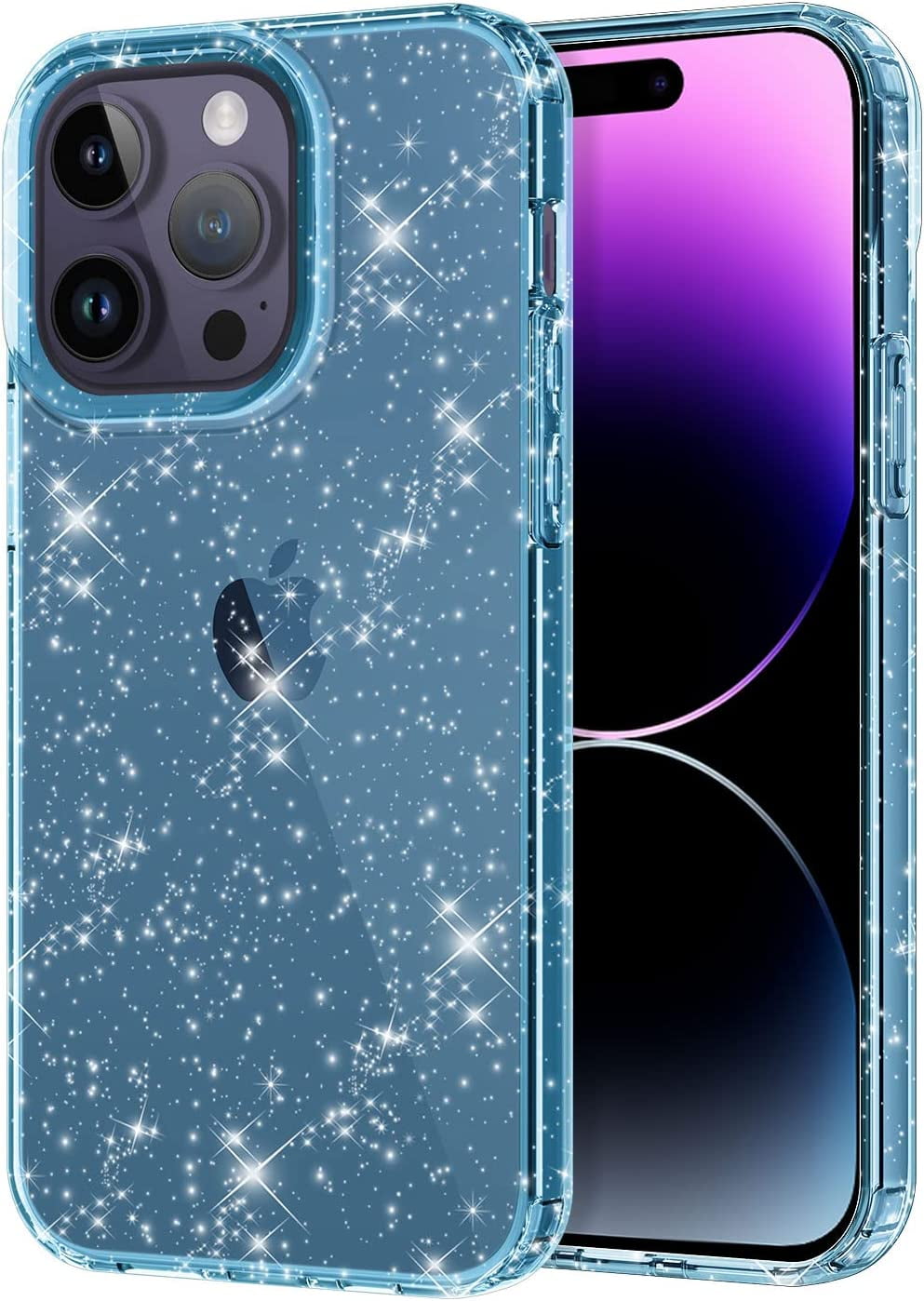 Coque IPhone Rigide Avec Miroir Et Paillettes - Pour 14, 15, Pro Max - Soft Case