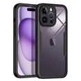 thumbnail image 1 of Casetego for iPhone 14 Pro Case,[Non-Yellowing] Transparent 360° Full Body Rugged Slim Shockproof Bumper with Built-in Screen Protector Phone Case,Black, 1 of 7