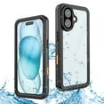 thumbnail image 1 of Casetego for iPhone 16 Plus Case,IP68 Waterproof Dustproof Shockproof Phone Case with Rugged Full Body Protective and Built-in Screen Protector Phone Case for Apple iPhone 16 Plus,Black, 1 of 8