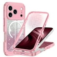 thumbnail image 1 of Casetego Compatible with iPhone 17 Pro Magnetic Case,[Compatible with Mag-Safe] Full Body Shockproof with Built-in Screen Protector Drop Protective Phone Cover,Pink, 1 of 8