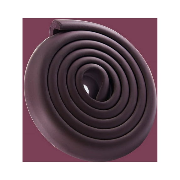 Casewin 1 Pack Baby Proofing Edge & Corner Guards 6.5ft Multifunctional Child Safety Furniture Wide Bumper Table Sharp Edges Protector, Brown