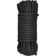 thumbnail image 1 of Casewin 1Pack 10 M/33 Feet 8 MM All Purpose Rope Soft Cotton Rope Cord Thick Cotton Twisted Cord (Black), 1 of 9