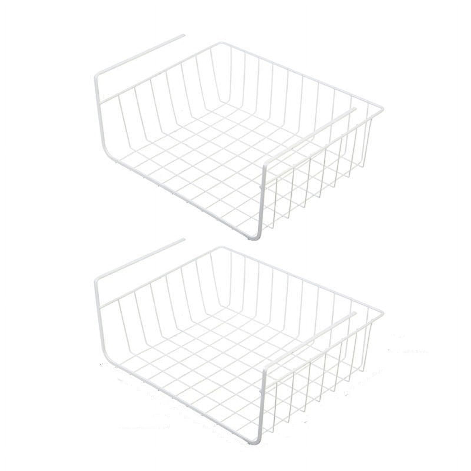 Casewin Under Shelf Basket, 2 Pack Slides Under Cabinet Storage
