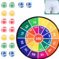 thumbnail image 1 of Casewin 28.7" Dart Board for Kids, Board Games for Kids with 16 Sticky Balls, Indoor Outdoor Fun Party Games Toys, Birthday Toys Gift for Age 5 6 7 8 9 10 11 12 Year Old Boys Girls, 1 of 5
