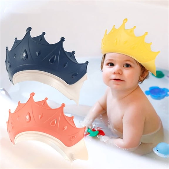 Casewin 3 Pcs Baby Shower Cap,shower Bathing Protection Cute Adjustable Waterproof Visor Hat For Girls, Boys, Babies, Toddlers And Kids