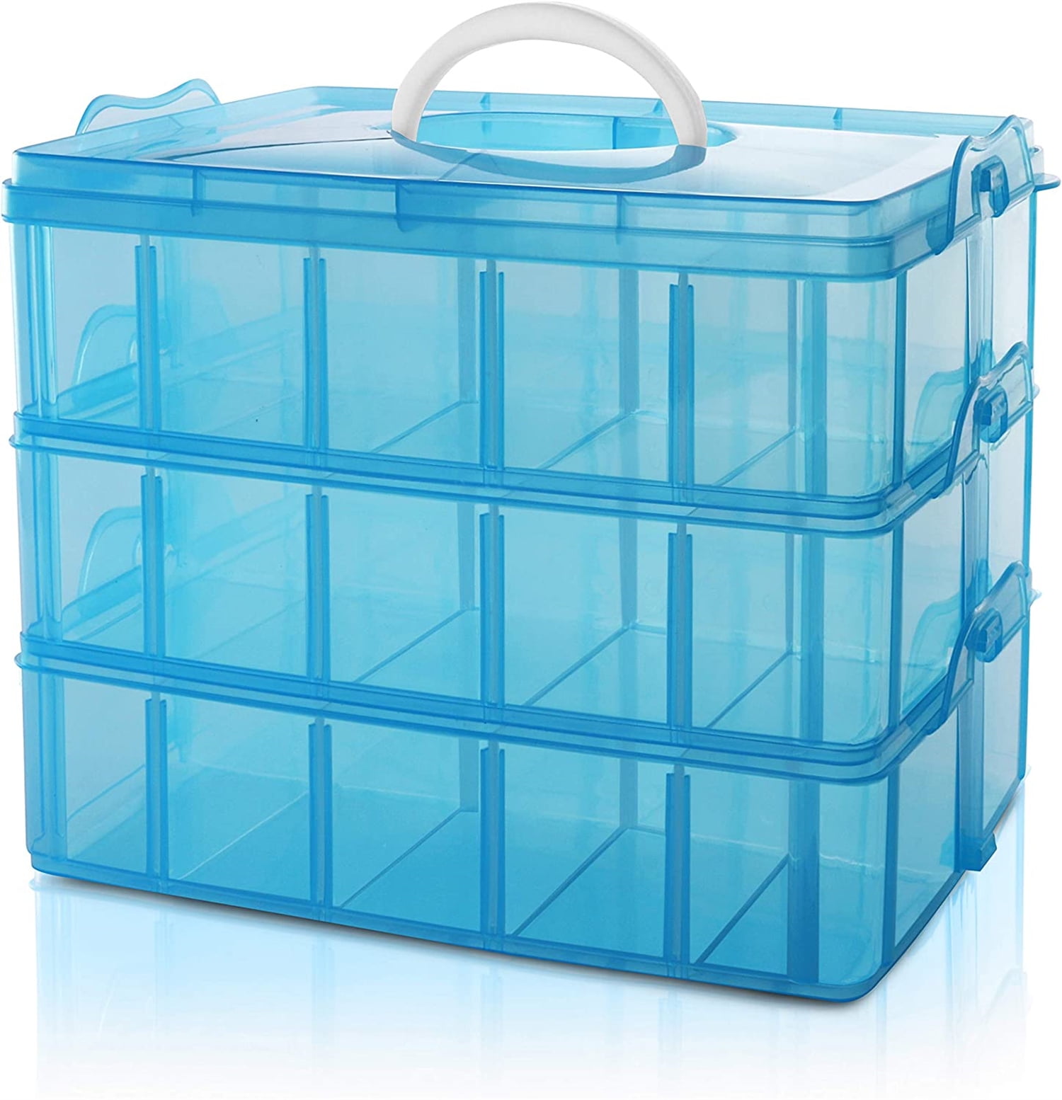Stacking Storage Box With 9 Compartments