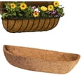 thumbnail image 1 of Casewin 30" Trough Coco Fiber Replacement Liner,Coco Liners for Planters, Natural Coconut Coir Planter, Garden Flower Vegetables Pot for Window Flower Box, 1 of 7