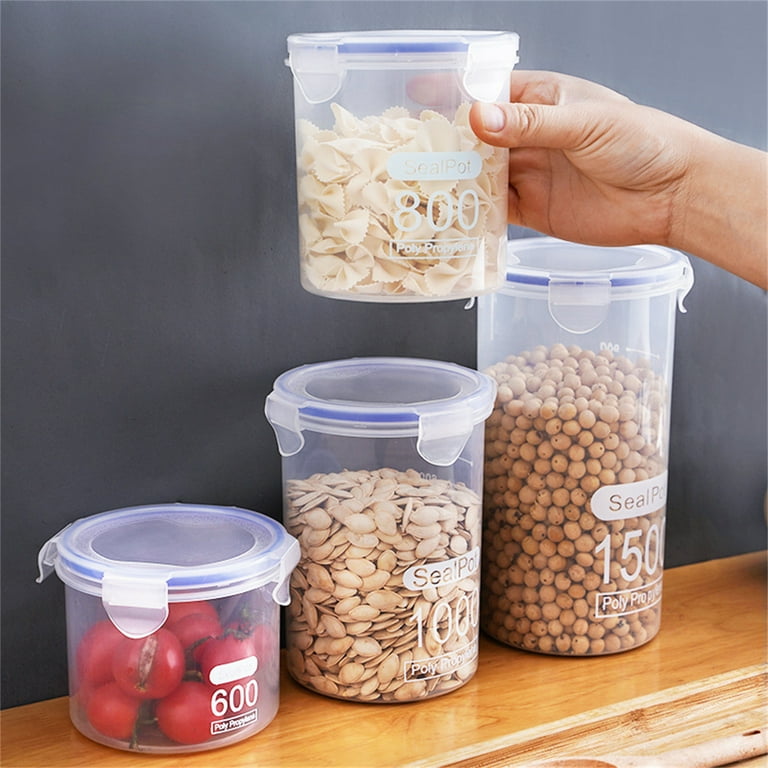 Casewin Overnight Oats Container Jar (4-Piece set) - Plastic