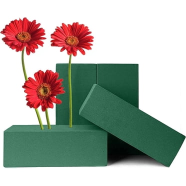 Eaasty 8 Pcs Floral Foam Cage Holders Dry And Wet Flower Foam Cage With Handle Rectangle Floral Arrangement Blocks For Fresh Flowers Home Weeding Decorations, 7.4 X 4.9 X 3.3 Inch