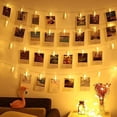 thumbnail image 1 of Casewin 40 LED Photo Clips String Lights, Battery Design, Fairy Twinkle Wedding Party Christmas Home Decor Lights for Hanging Photos Pictures Cards Artwork(13 Ft), 1 of 6