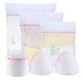 thumbnail image 1 of Casewin 6PCS Bra Wash Bags, Mesh Wash Laundry Bags with Zipper, Lingerie Bra Washing Bag, Travel Storage Organize Bag, for Womens Girls Lingerie, Delicates, Intimates, Panties, Lace, Underwear, 1 of 7