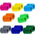 thumbnail image 1 of Casewin 8 Pairs Kids Wrist Sweatbands Colorful Sweat Band Athletic Sports Wrist Bands Basketball Football Party Favors for Kids Outdoor Activity (Fresh Colors), 1 of 7