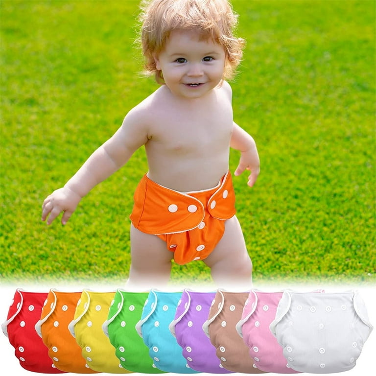 Casewin Pcs Baby Cloth Diapers Adjustable Reusable Cloth Diapers