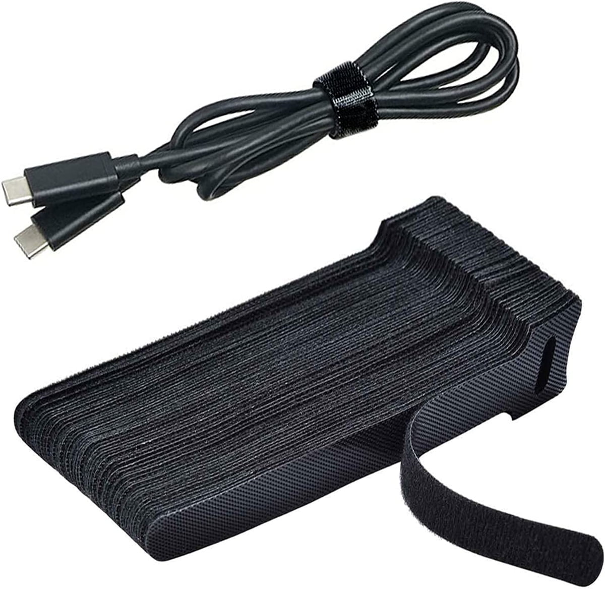 Casewin Adjustable Cable Ties Straps, Reusable Multi-Purpose Wrap Hook ...