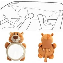 Casewin Baby Car Mirror for Back Seat, Safety Car Seat Mirror for Rear Facing Infant with Wide Crystal Clear View